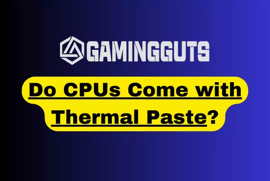 Do CPU Coolers Come with Thermal Paste